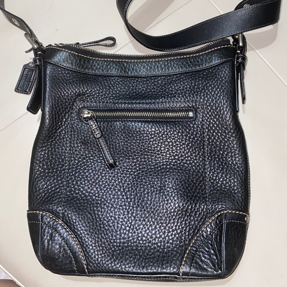 Genuine Coach Grain Leather Bag - Picture 1 of 8